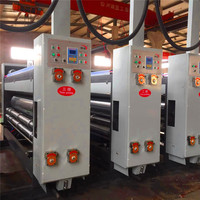 Máquina de Impresión y Ranurado con Alimentación por Cadena YSF-C480-2800, Producción Semiautomática de Cajas de Cartón Corrugado para Embalaje Logístico
