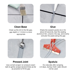 Remplisseur <span class=keywords><strong>de</strong></span> coulis <span class=keywords><strong>de</strong></span> <span class=keywords><strong>carrelage</strong></span> étanche pour salle <span class=keywords><strong>de</strong></span> bain cuisine et carreaux <span class=keywords><strong>de</strong></span> sol <span class=keywords><strong>mastic</strong></span> doré et argenté - Product Image 5