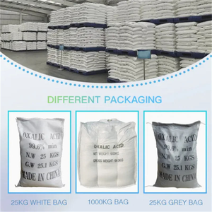 Ácido Oxálico (Ácido Carboxílico) de Grado Industrial con una Pureza Mínima del 99.6% (CAS 144-62-7, EINECS 205-634-3), Cristales Blancos, para Eliminar Óxido de Metales - Product Image 1