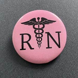 Infirmière Injection Médecine Médecin Hôpital Mieux Donner En Acier Inoxydable Émail Épinglette Badges - Product Image 5