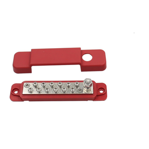 Bloc de <span class=keywords><strong>Distribution</strong></span> de puissance à barre omnibus à 12 points 180a 12V DC bornier rouge - Product Image 2