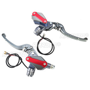 1 paire de leviers de maître-cylindre de frein 7/8'' (22 mm) pour moto, leviers de maître-cylindre d'embrayage avec réservoir, freins de moto - Product Image 4