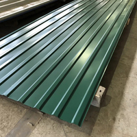 Lámina de Techo Trapezoidal de Longitud y Ancho Personalizados, PPGI con Recubrimiento de Color, Acero Galvanizado GL, Panel de Techo Corrugado de Acero Galvalume