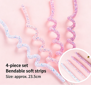 สายรัดสีสันสดใส DAMAI แบบ DIY งอได้ สำหรับตกแต่งเค้ก อุปกรณ์ตกแต่งขนมสำหรับงานวันเกิด - Product Image 2