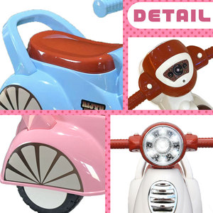 Vente en gros Mini-moto stylée en plastique pour enfants de 2 à 4 ans Scooter amusant en plein air - Product Image 3