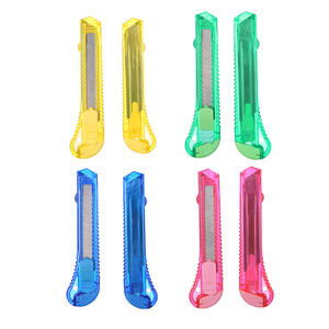 سكين متعدد الاستخدامات ممتاز لمعالجة الشفرات بشفرة فولاذية SK-5 وهيكل من البلاستيك ABS بجودة فائقة للتصدير الأولي لقطع ورق الحائط - Product Image 4