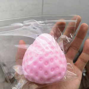 Hot Selling Promotional Toy Strawberry <b>Squishy</b> Stress Ball Toys Strawberry Stress Ball Jelly Squeeze Toy - Product Image 6