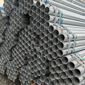 Tuyau en acier galvanisé 0,21-0,50 mm ASTM DN15 DN20 DN25 Revêtement Z30-Z40 Peau pleine dureté Sans paillettes S235/S275/S355 - Product Image 1