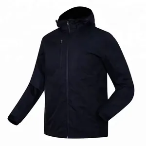 Men's OEM High Quality 3 in 1 Jacket Detachable Hood Winter Outdoor Ski Jacket PU Coating Fabric Camping Outerwear
