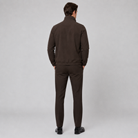 Veste réversible coupe-vent pour homme, col montant, fermeture éclair intégrale, vêtement d'extérieur décontracté, personnalisable avec logo, veste légère – Vente en gros
