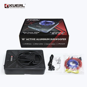 ซับวูฟเฟอร์ติดรถยนต์ Kuerl ขนาด 10 นิ้ว พร้อมไฟ LED 345x260x68 มม. ระบบเสียงโมโน สำหรับเครื่องเสียงรถยนต์ - Product Image 5