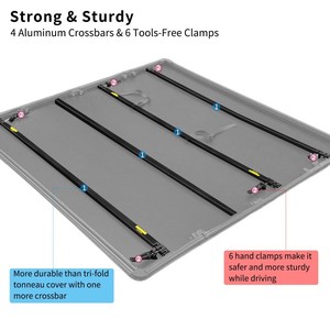 Housse rigide de <span class=keywords><strong>camion</strong></span> à trois plis pour plate-forme Se adapta pour 2004-2014 pour Colorado - Product Image 4