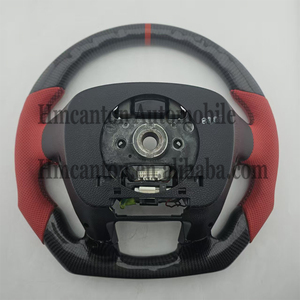 Volante Deportivo de Fibra de Carbono y Cuero Perforado para Honda Accord 8ª Generación, Venta al Por Mayor - Product Image 5