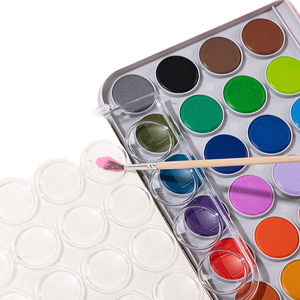 Pinturas de acuarela sólidas Deli, juego de 36 colores para estudiantes y niños, suministros de arte lavables - Product Image 5