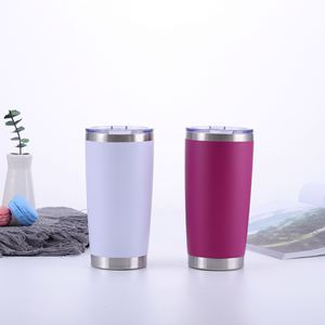 20oz <b>Double</b> <b>Wall</b> Vacuum Insulated Tumbler Stainless Steel Car Cup Ice Cup Custom Logo Available - Product Image 5