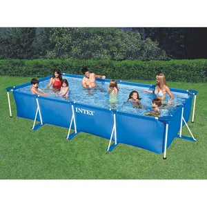Intex — piscine commerciale 28272, cadre métallique, rectangulaire, extérieur, pour adultes