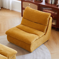 JJY-018 Pouf moderne capitonné individuel, canapé-lit compressé et fauteuil de sol relax pour salle de jeux, meubles de salon