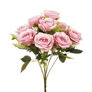 Ramo de Rosas Artificiales de Seda de Alta Simulación, Accesorio para Bodas, Decoración para el Hogar - Product Image 3