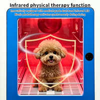 Machine à laver et à sécher pour animaux domestiques (chiens, chats, moutons) en acier inoxydable 110-240V, utilisation en salle de bain ZCD8803M
