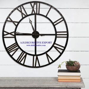 <span class=keywords><strong>Orologio</strong></span> <span class=keywords><strong>da</strong></span> <span class=keywords><strong>parete</strong></span> nero antico rivestito <span class=keywords><strong>numeri</strong></span> <span class=keywords><strong>romani</strong></span> <span class=keywords><strong>orologio</strong></span> <span class=keywords><strong>da</strong></span> <span class=keywords><strong>parete</strong></span> rotondo in metallo realizzato in vendita antico - Product Image 4