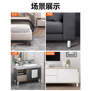 <b>Adjustable</b> Furniture Leg Aluminum Alloy Heavy Duty <b>Table</b> Support Feet Industrial Design - Product Image 5