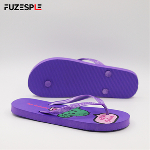 <span class=keywords><strong>Chanclas</strong></span> de playa para <span class=keywords><strong>mujer</strong></span>, <span class=keywords><strong>chanclas</strong></span> hawaianas con estampado de cactus bonito morado, <span class=keywords><strong>Chanclas</strong></span> de diseñador de marca con estilo de goma de PVC - Product Image 3