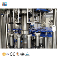 Machine à fabriquer de l'eau gazeuse pour petites entreprises, unité de remplissage de bouteilles en verre pour boissons gazeuses, idéale pour les startups