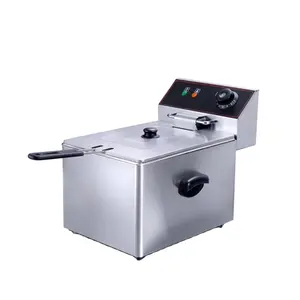 TARZAN Commercial small electrical deep fryer with basket fat for chip