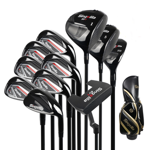 Fabricant OEM Ensembles <span class=keywords><strong>de</strong></span> clubs <span class=keywords><strong>de</strong></span> <span class=keywords><strong>golf</strong></span> pour débutants Ensemble <span class=keywords><strong>de</strong></span> clubs <span class=keywords><strong>de</strong></span> <span class=keywords><strong>golf</strong></span> complet personnalisé en <span class=keywords><strong>acier</strong></span> <span class=keywords><strong>graphite</strong></span> pour hommes droitiers - Product Image 1