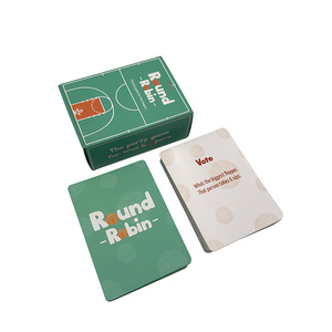 Échantillons gratuits Fabricants Cartes de basket-ball personnalisées Jeu Cartes de sport pour adultes Jeu de société pour les vrais hoopers - Product Image 1