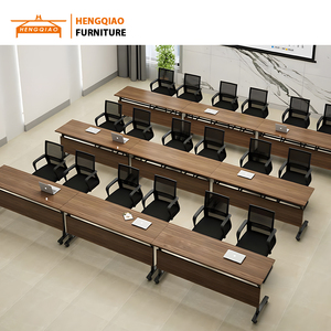 Mesas de conferencia plegables con ruedas, escritorio de oficina en casa, escritorio de ordenador y silla, silla de escritorio, mesa de ordenador plegable de oficina para el hogar - Product Image 5