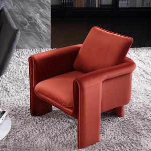 Canapé en tissu velours de conception moderne, <span class=keywords><strong>fauteuil</strong></span> de salon confortable, fauteuils modernes - Product Image 3
