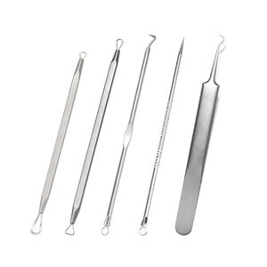 Oferta Especial: Kit de Herramientas Faciales <span class=keywords><strong>MISS</strong></span> <span class=keywords><strong>YOU</strong></span> de 5 Piezas de Acero Inoxidable para Extracción de Puntos Negros, Comedones y Espinillas, Limpieza de Poros y Tratamiento del Acné - Product Image 6