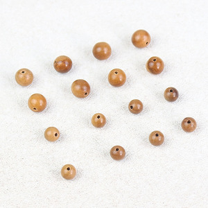 Perles en bois de jujube, rondes, 6 8mm, pour la fabrication de bijoux, accessoires faits à la main, DIY - Product Image 3
