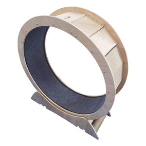 Chat mouvement jouet sûr interactif en bois chat tapis roulant ménage silencieux roue de course pour chat - Product Image 2