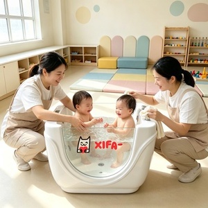 Bain à remous pour bébé en acrylique de style scandinave, matériau recyclable, pompe silencieuse, pour les spas nordiques et les studios de bien-être - Product Image 2