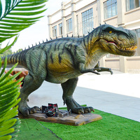 Modèle de T-Rex animatronique réaliste en métal, personnalisé par Zigong OEM, pour usage intérieur/extérieur, jardin, parc d'attractions, centre commercial, location