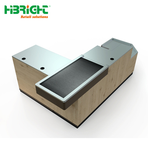 รูปลักษณ์ทันสมัยคุณภาพสูง หน้าจอความละเอียดสูง เคาน์เตอร์ชำระเงินอัตโนมัติพร้อมสายพานเคลื่อนที่ - Product Image 3