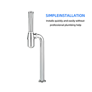 Vente directe Salle de bain P Piège Cuivre P Piège pour évier <span class=keywords><strong>Cuisine</strong></span> Évier <span class=keywords><strong>Siphon</strong></span> avec Clean Out - Product Image 5