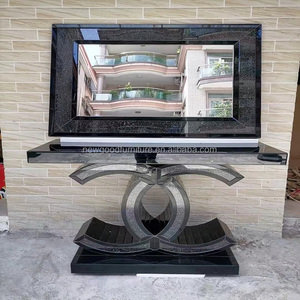 Hàng Mới Về Bảng Điều Khiển Trên Đá Cẩm Thạch Bằng Thép Không Gỉ Màu Vàng Kim Sang Trọng Cho Khách Sạn Năm Sao - Product Image 3