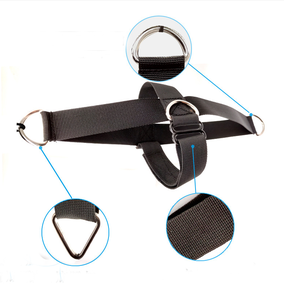 Sangle de cheville avec boucle à anneau double en D pour renforcement de la corde de traction de porte de fitness - Product Image 2
