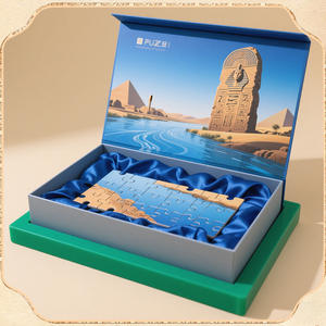 Boîte cadeau puzzle Rosetta Stone, emballage personnalisé pour marchandises, boîte cadeau culturelle de musée personnalisée, personnalisation créative - Product Image 4