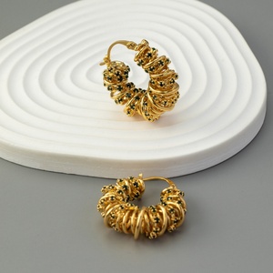 Nuevos Pendientes de Moda Española para Mujer, con Cristales de Colores Mezclados, Diamantes de Imitación y Perlas, Estilo Moderno - Product Image 2