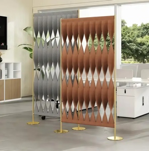 Pannelli Acustici <span class=keywords><strong>Fonoassorbenti</strong></span> in Fibra di Poliestere, Divisori Autoportanti a 4 Pannelli per Ufficio - Product Image 5