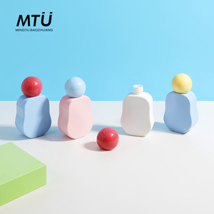 Nuevas Botellas de Plástico ABS de Estilo Moderno y Bonito de 50 ml para Sérum para el Cuidado de la Piel, Champú, Limpiador <span class=keywords><strong>Facial</strong></span>, Protector Solar, Loción Cosmética, Botella Vacía con Tapa de Bola - Product Image 2