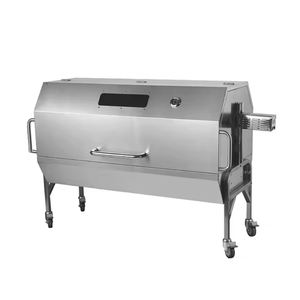 Asador de Carbón Motorizado para Exteriores con Cubierta, Estilo Spartan, con Recubrimiento en Polvo Moderno y Lujoso, Venta de Fábrica - Product Image 3
