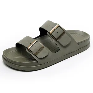 Sandália de verão masculina esportiva, nova sandália leve para áreas externas e casuais para homens e meninos
