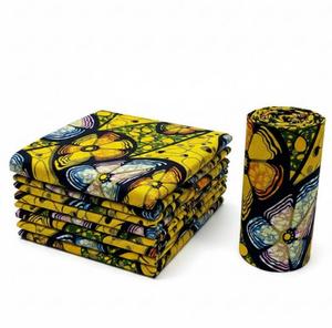 ผ้าซาติน เอส-แวกซ์ ตะวันตกกลางแอฟริกา คือแหล่งที่มาของผ้าหลักสำหรับชุดประจำชาติแบบดั้งเดิมในประเทศเช่นไนจีเรีย กานา - Product Image 1