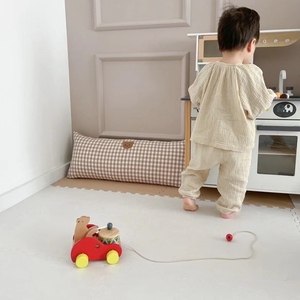 2025 Cute Bear Knocking Drum Walk <strong>Along</strong> Puppy <strong>Pull</strong> Boys Girls Wooden Walking <strong>Pull</strong> <strong>Dog</strong> Toy for Baby - Product Image 6