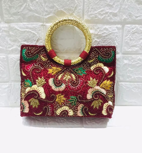 2022 Hot Selling Ethnic Bridal Hand Bag Indian Crafted Design <b>for</b> <b>Wedding</b> Parties Fashionable Style-<b>for</b> Wholesale Sale - Product Image 3